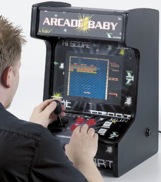 arcade game robots double joystick