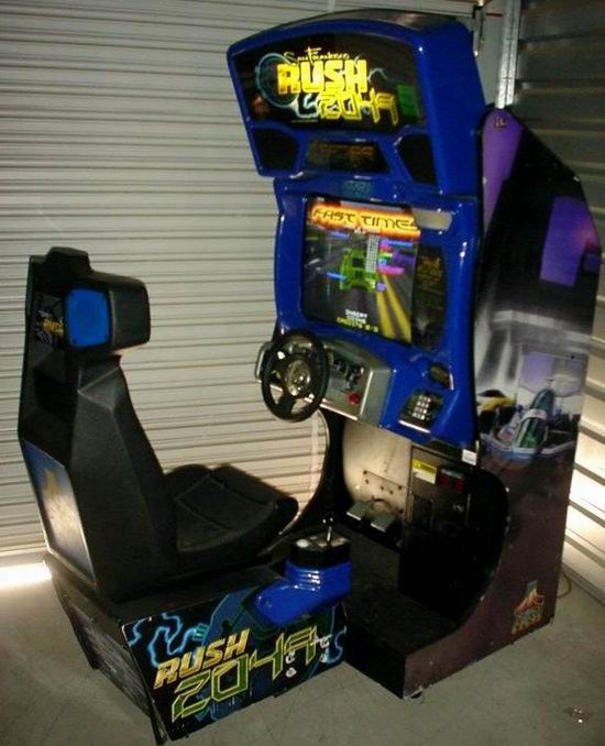 cabin rental race car arcade game